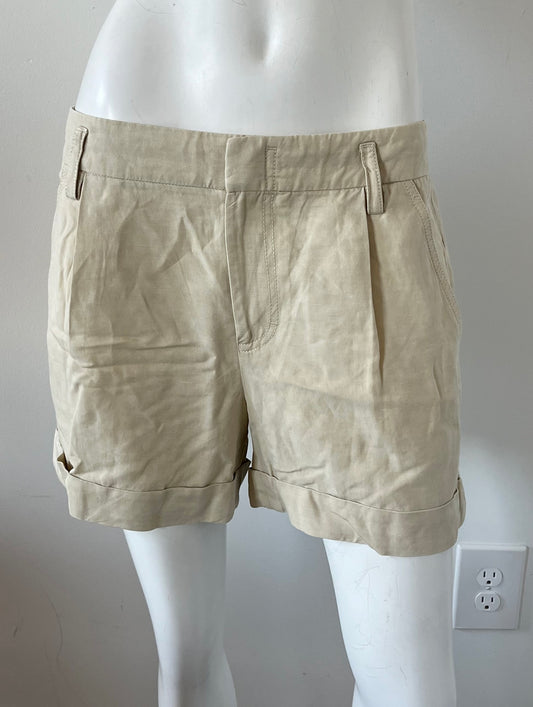 Linen Blend Shorts Size 8