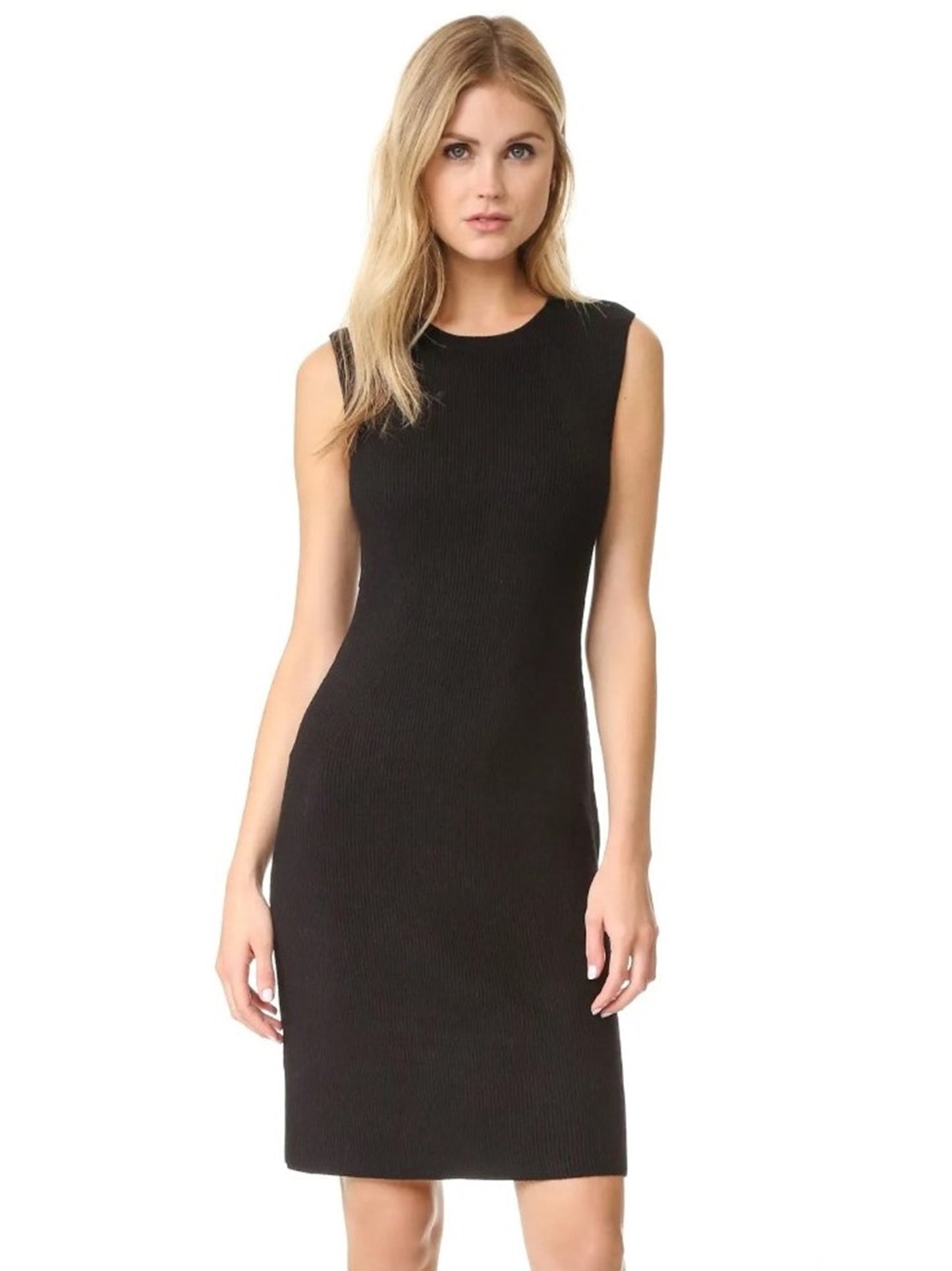 Ribbed Wool Sheath Dress Size XS