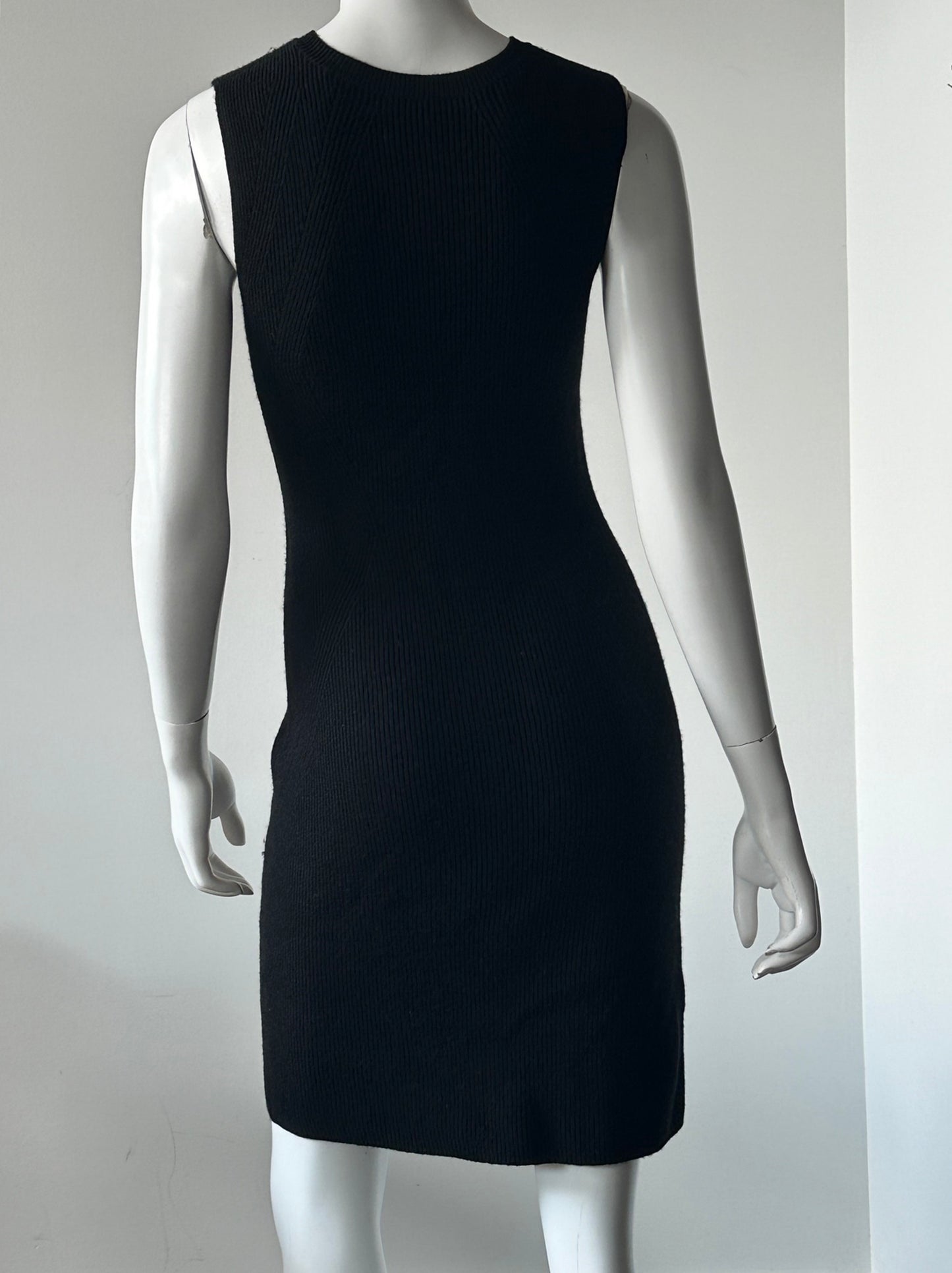 Ribbed Wool Sheath Dress Size XS