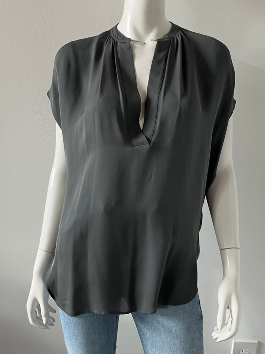 Silk Popover Blouse Size Small