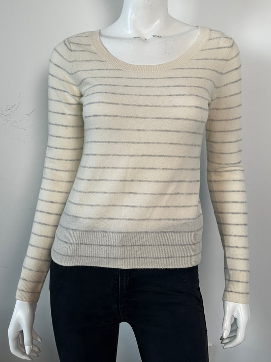 Striped Cashmere Sweater Size XS