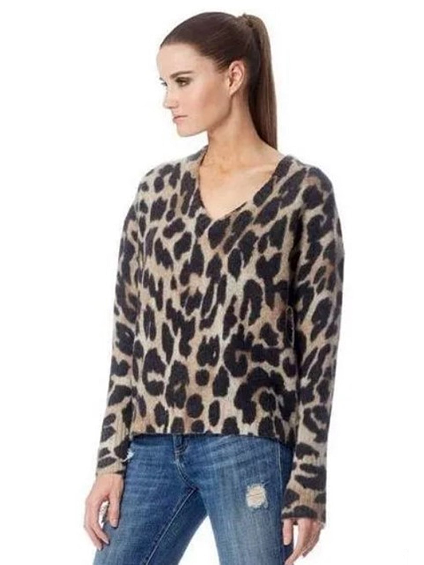 Animal Print Sweater Size Medium/Large