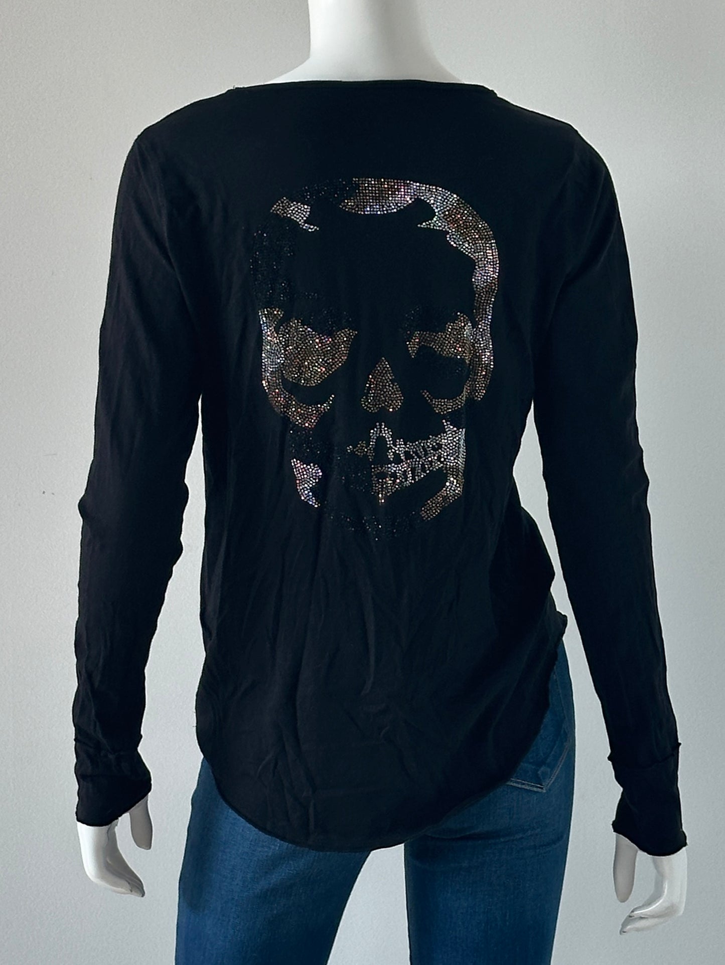 Tunisien Skull Henley Size Large