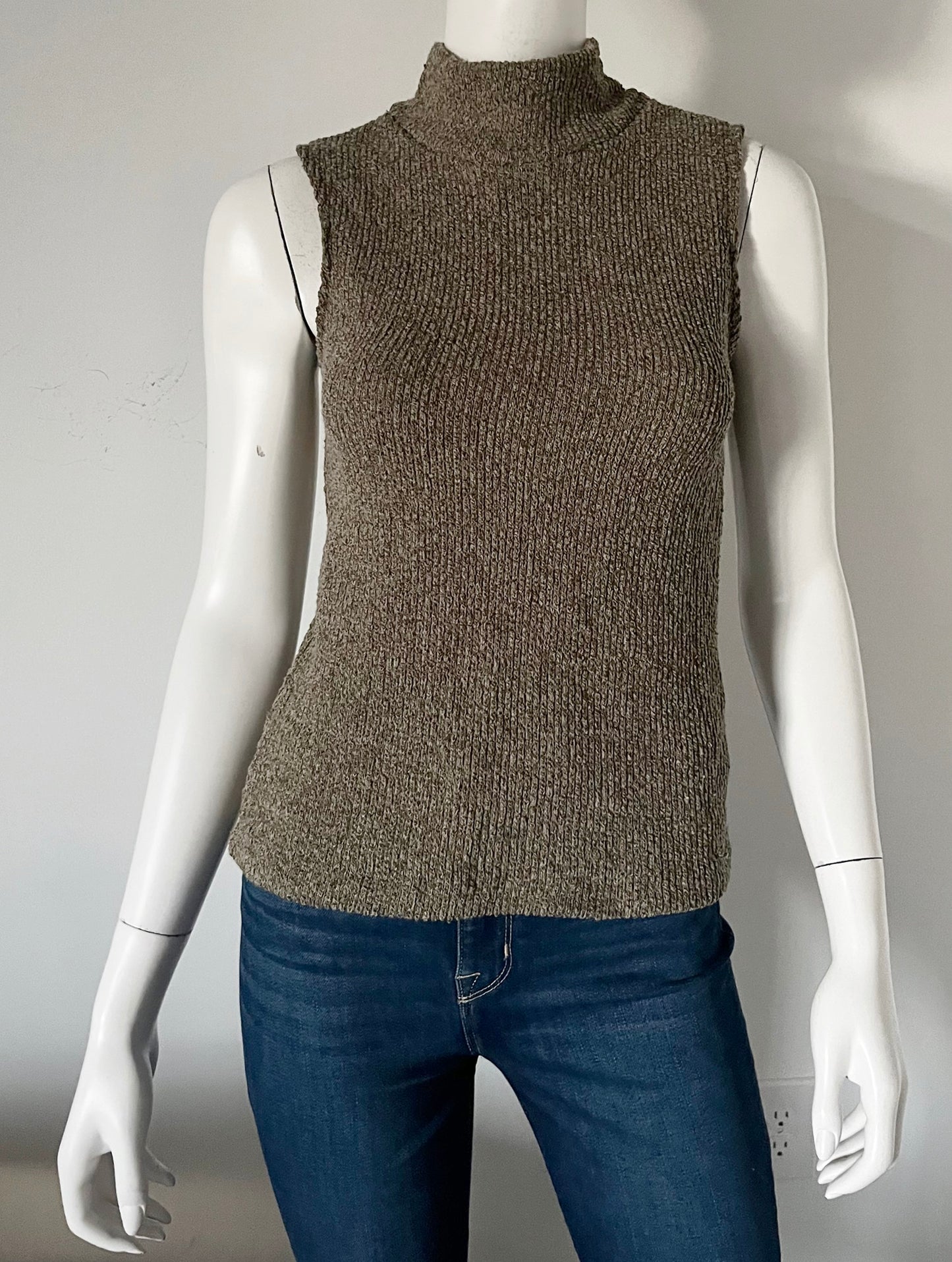 Mockneck Knit Top Size Small