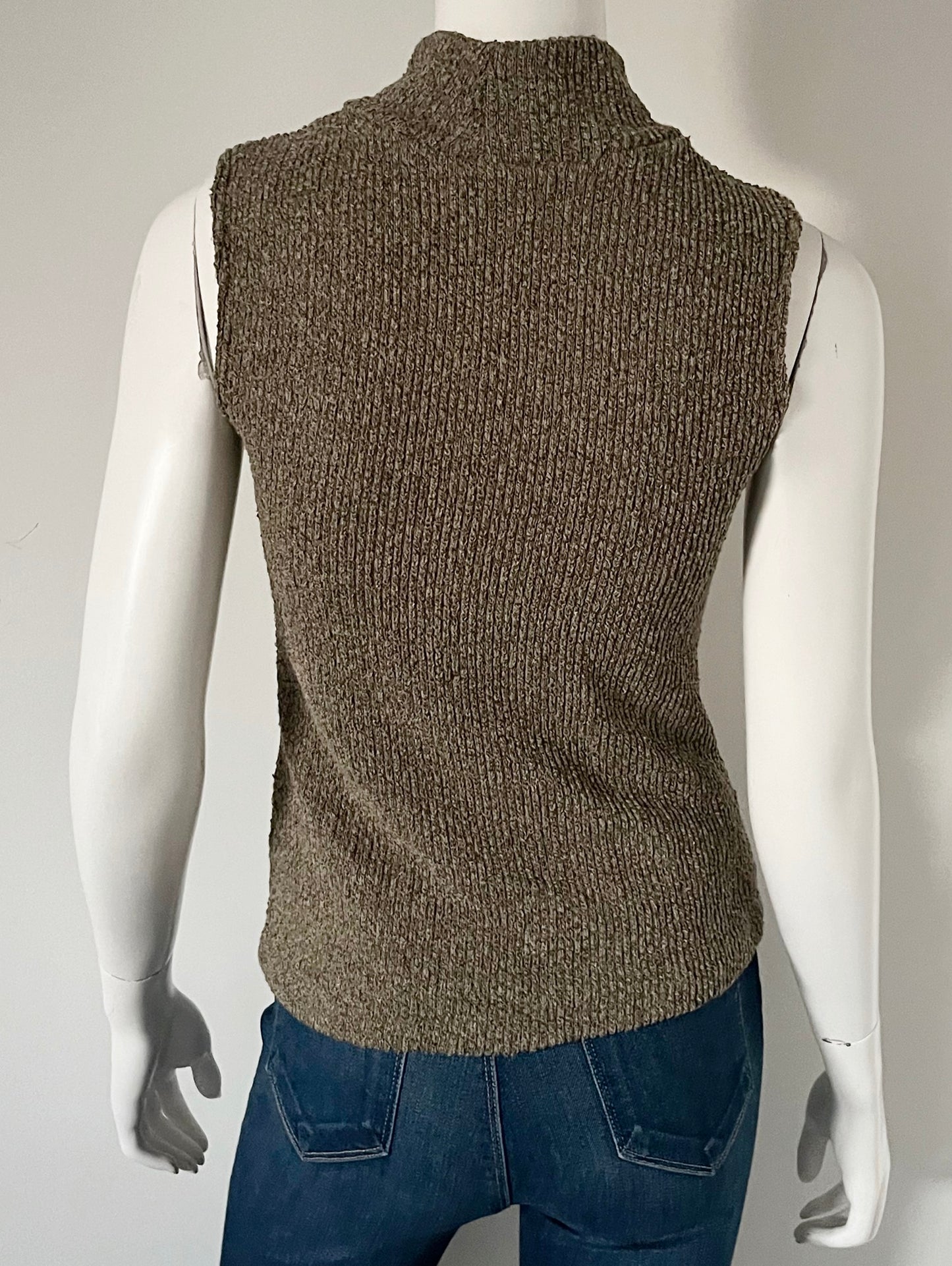 Mockneck Knit Top Size Small