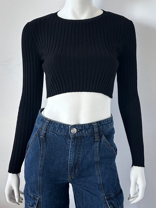 Ribbed Crop Top Size Small