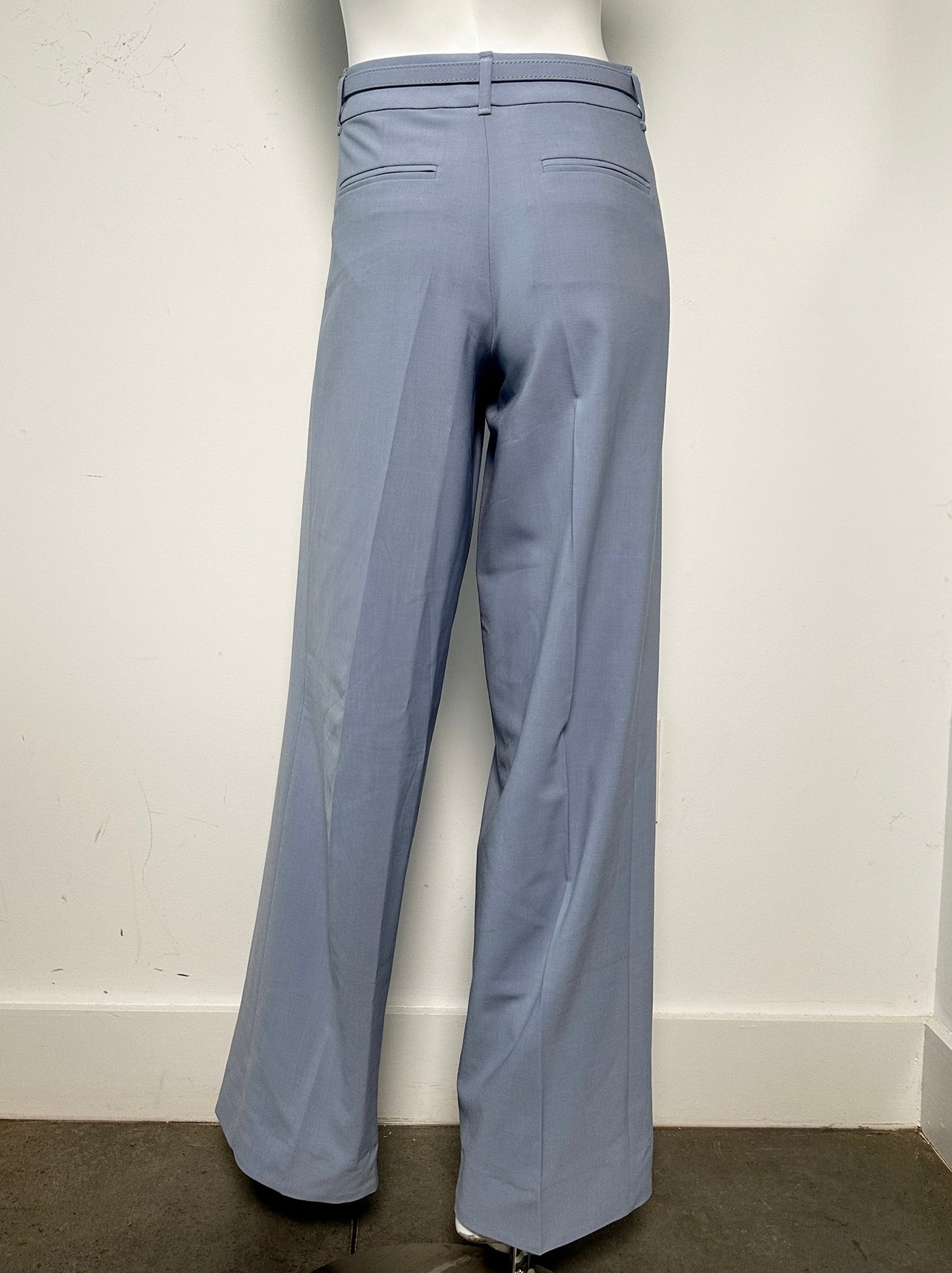 Belted Pleated Wide Leg Pants Size 0