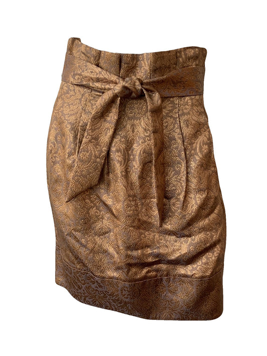 Woven Jacquard Skirt Size 0 NWT - lesfilsconsignment