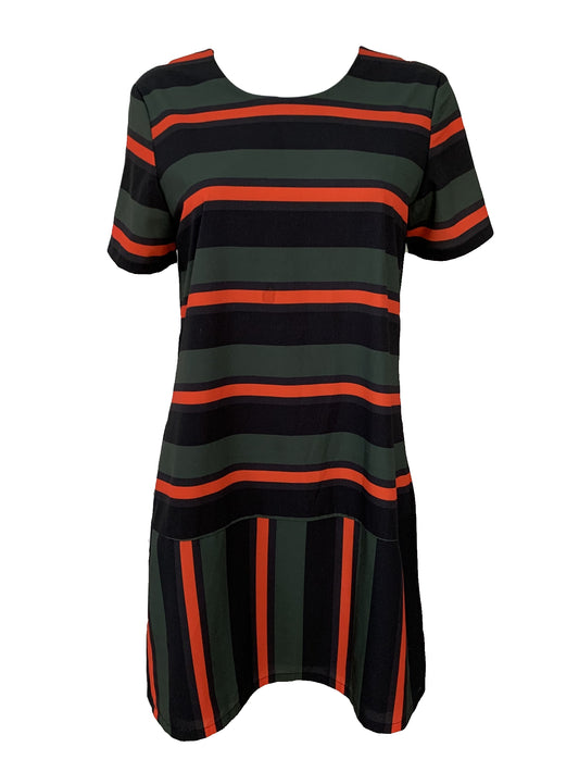 Striped Shift Dress Size Medium