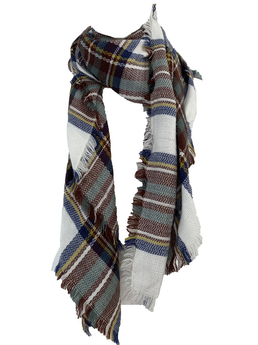 Plaid Blanket Scarf