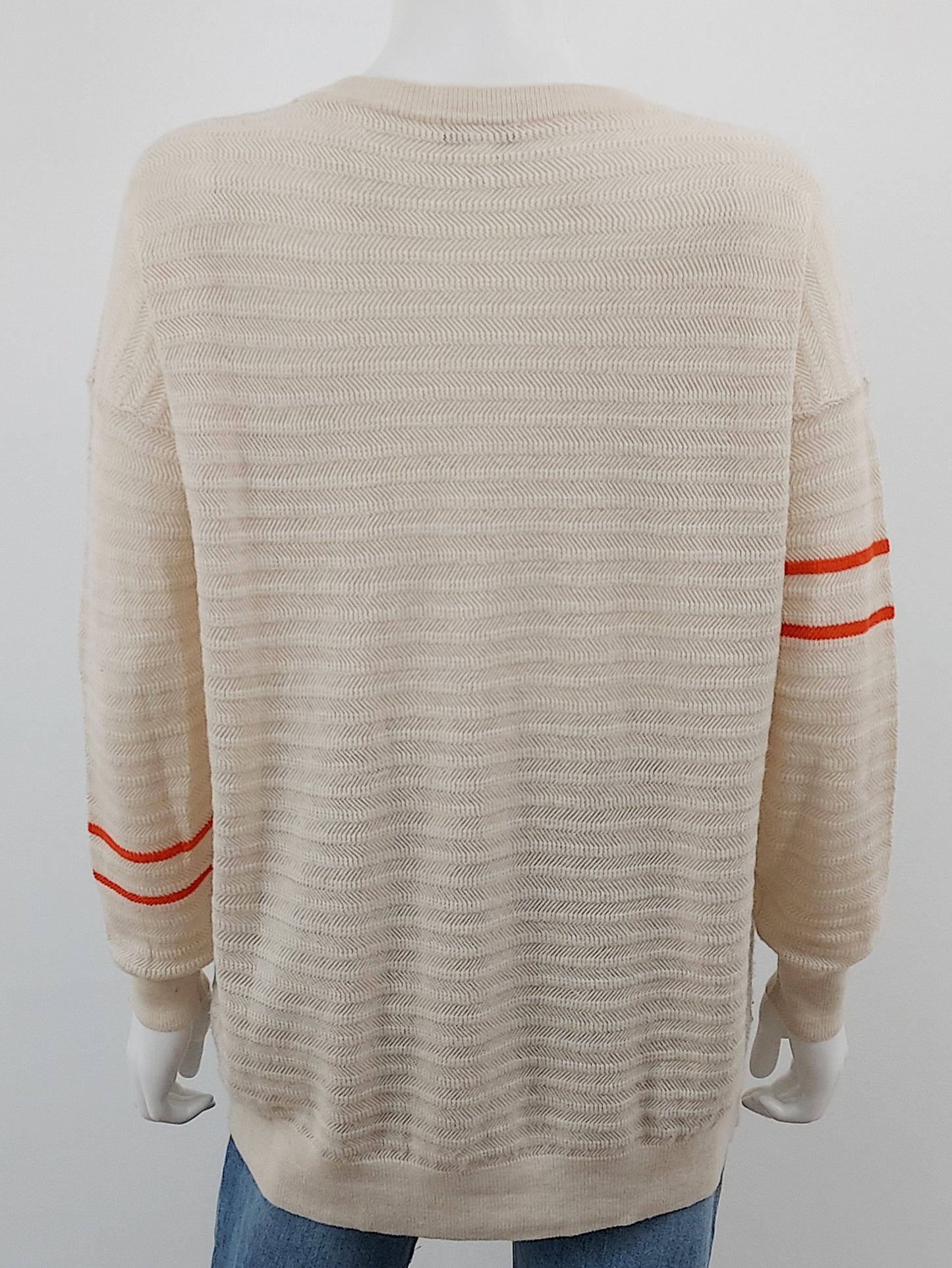 Tonal Stripe Sweater Size Small/Medium