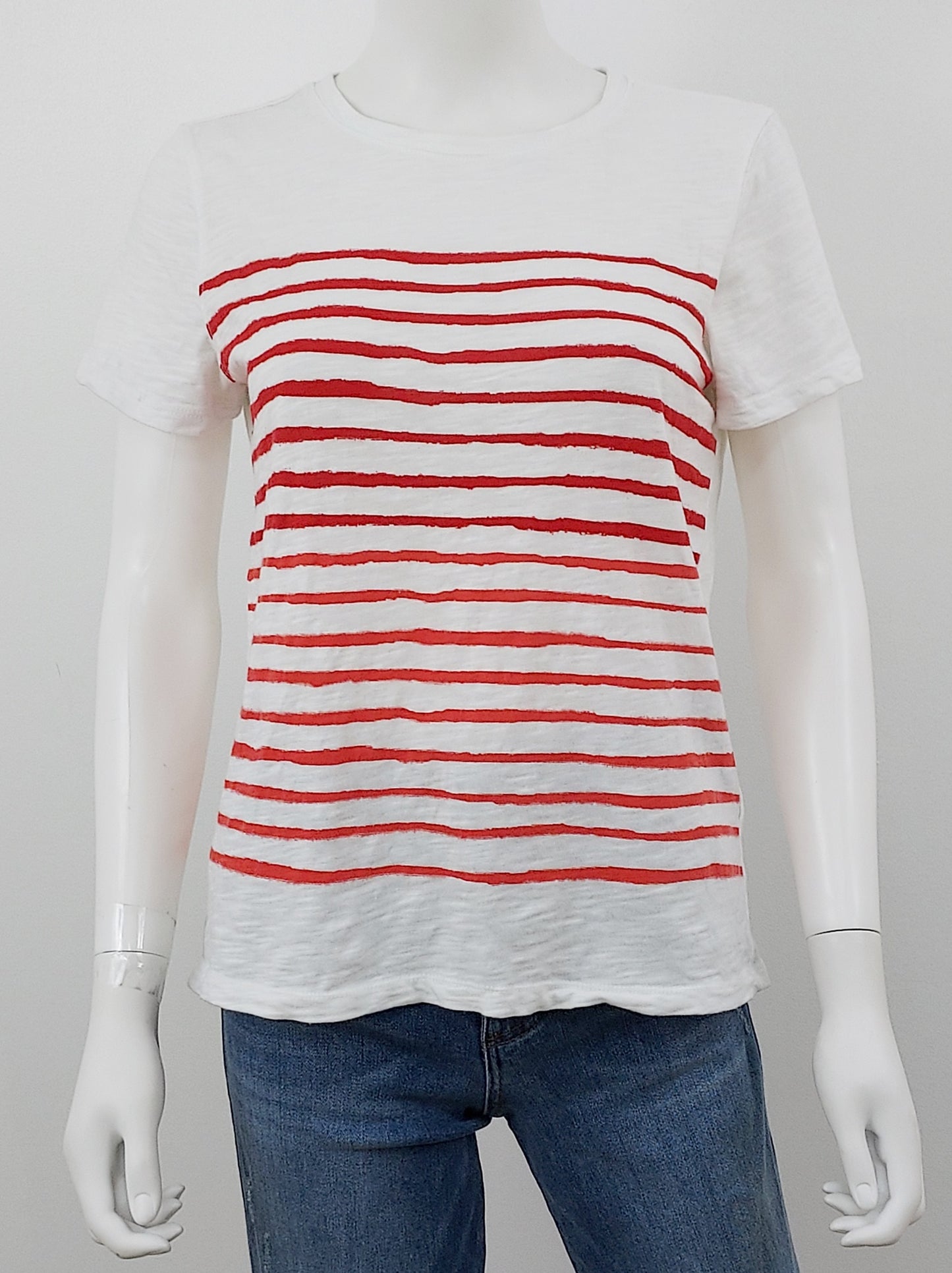 Striped Short Sleeve Tee Size Small