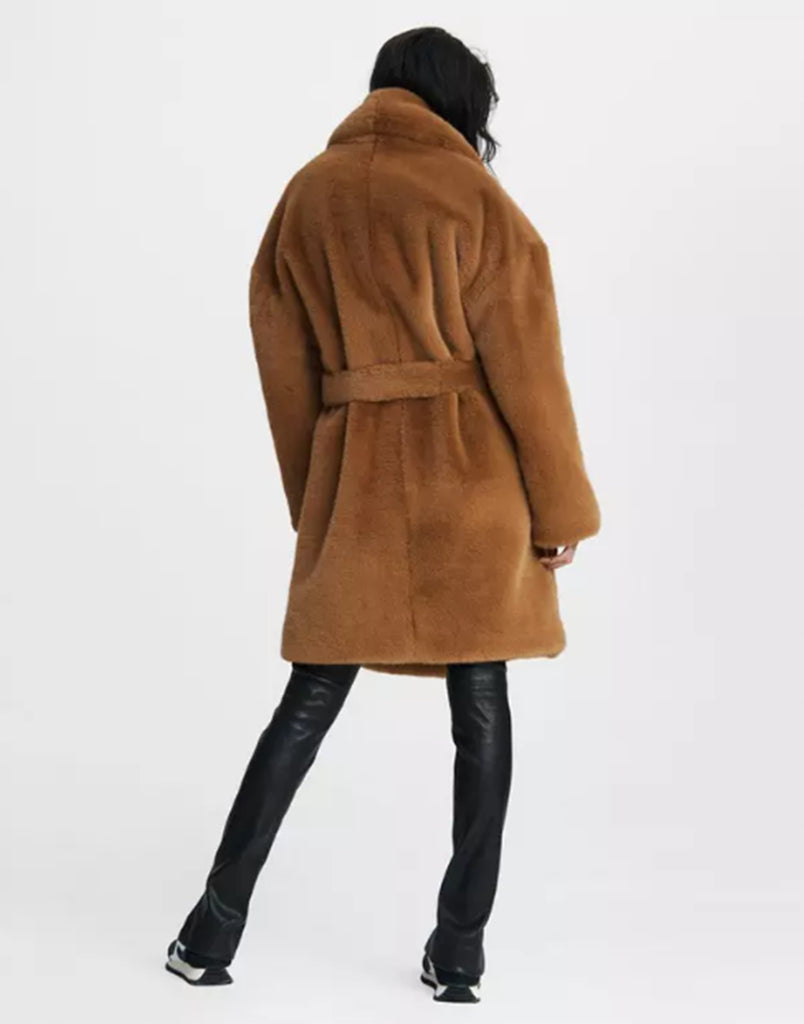 Bijou Faux Fur Coat Size XS