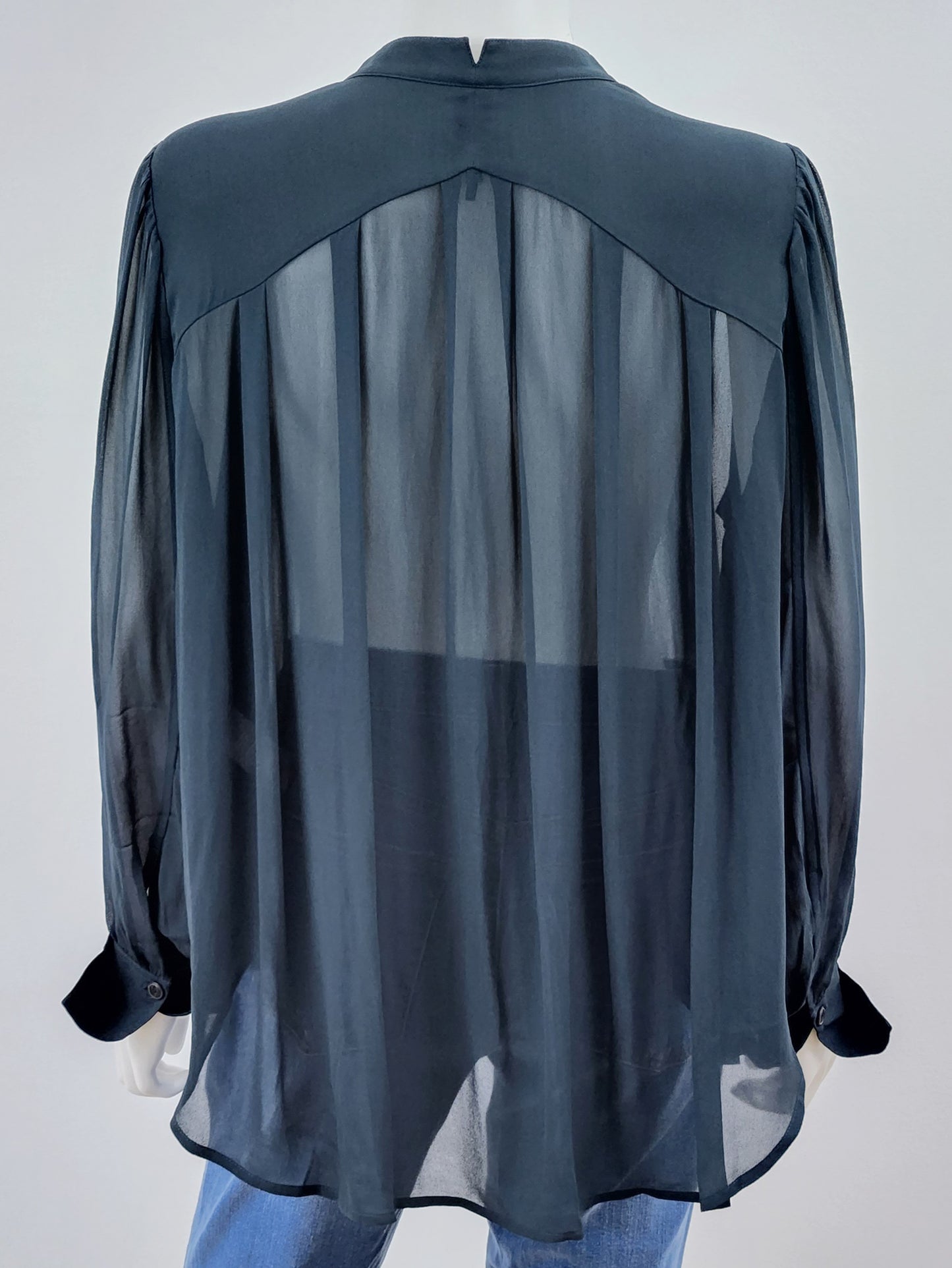 Sheer Flowy Blouse Size XS