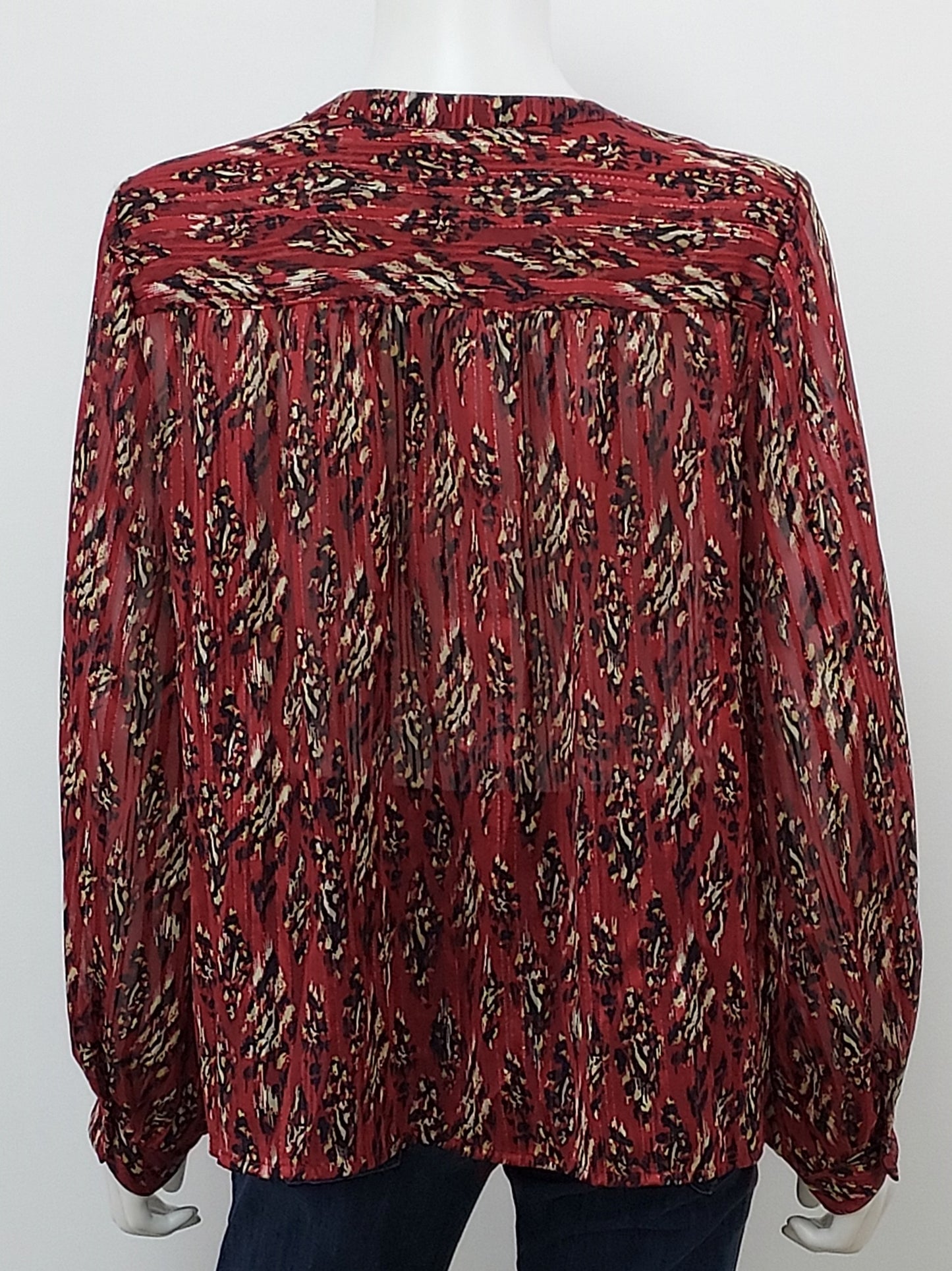 Printed Blouse Size Small