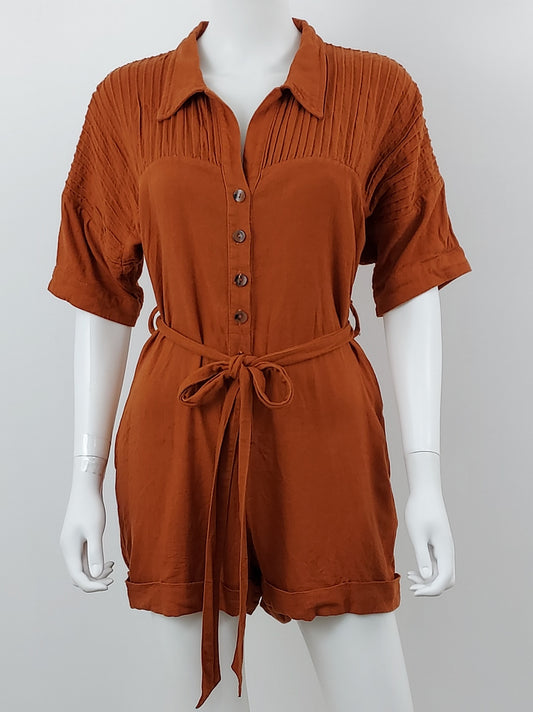 Rani Linen Romper Size XXS