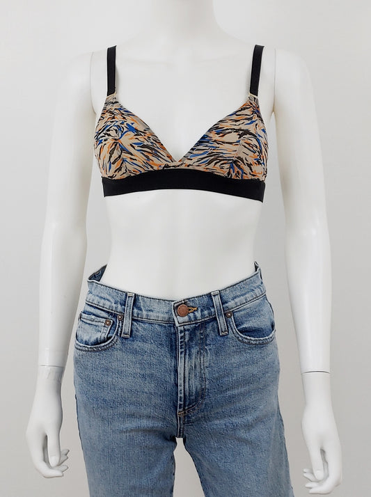 Tiger Printed Bralette Size XS