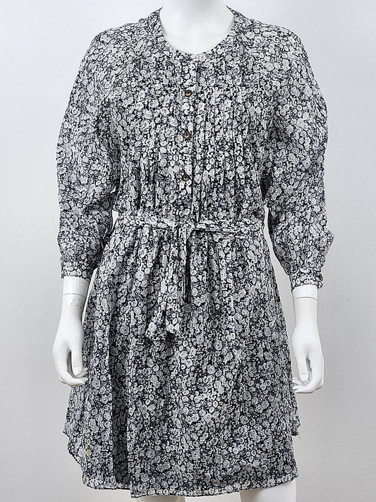 Printed Button Up Shirt Dress Size 4