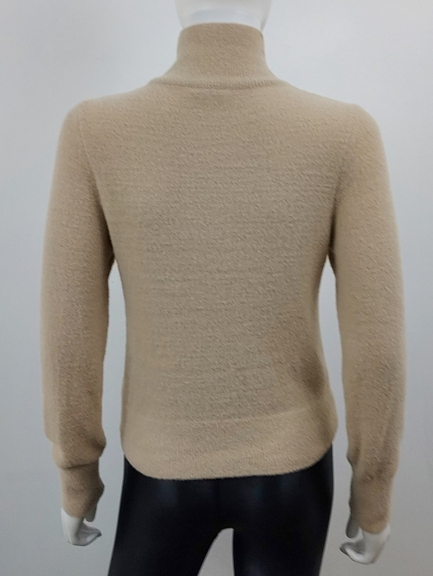 Boucle Turtleneck Sweater Size 4