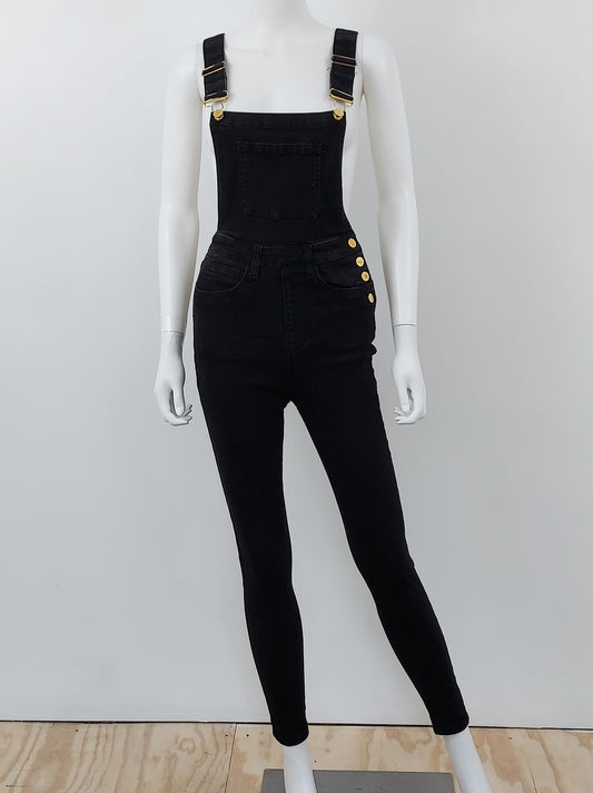 High Rise Skinny Overalls Size XS